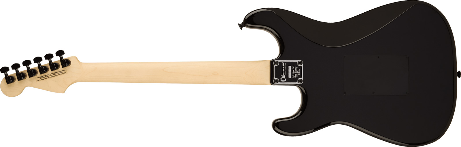 Charvel So-cal Style 1 Hh Fr M Pro-mod 2h Seymour Duncan Mn - Gloss Black - Guitare Électrique Forme Str - Variation 1