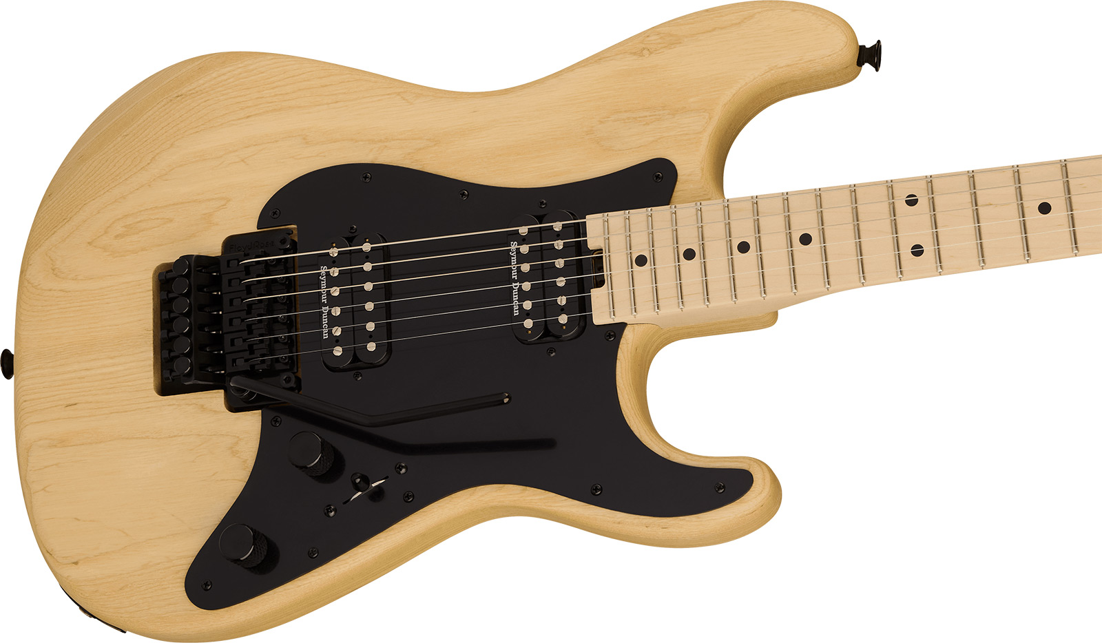 Charvel So-cal Style 1 Hh Fr M Pro-mod 2h Seymour Duncan Mn - Natural Ash - Guitare Électrique Forme Str - Variation 2