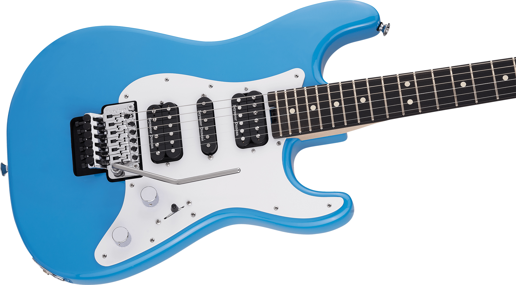 Charvel So-cal Style 1 Hsh Fr E Pro-mod Seymour Duncan Eb - Robbin's Egg Blue - Guitare Électrique Forme Str - Variation 2