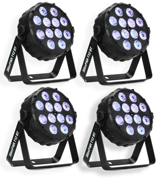 Pack eclairage Chauvet dj 4 x SlimPAR T12 BT +