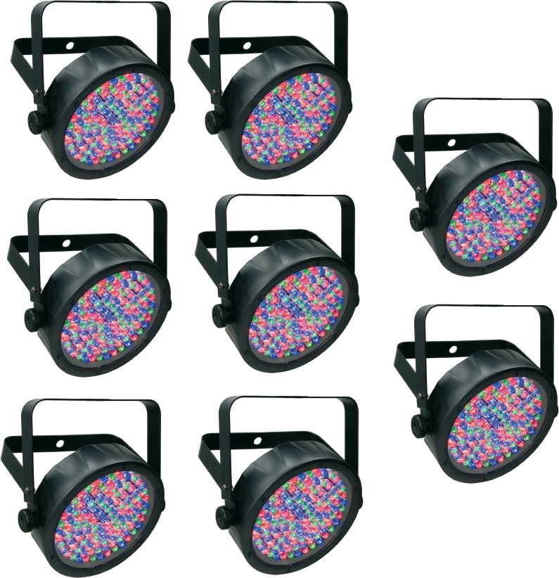 Chauvet Dj 8 X Slimpar 56 - Pack Eclairage - Main picture