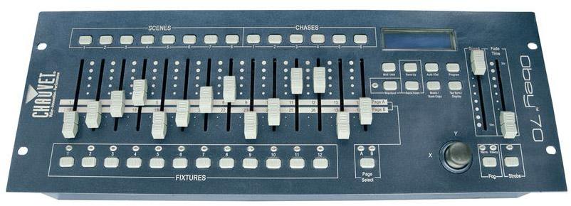 Contrôleur et interface dmx Chauvet dj Obey 70