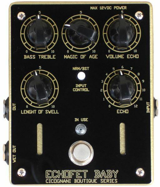 Cicognani Engineering Echofet Baby Boutique - PÉdale Reverb / Delay / Echo - Main picture