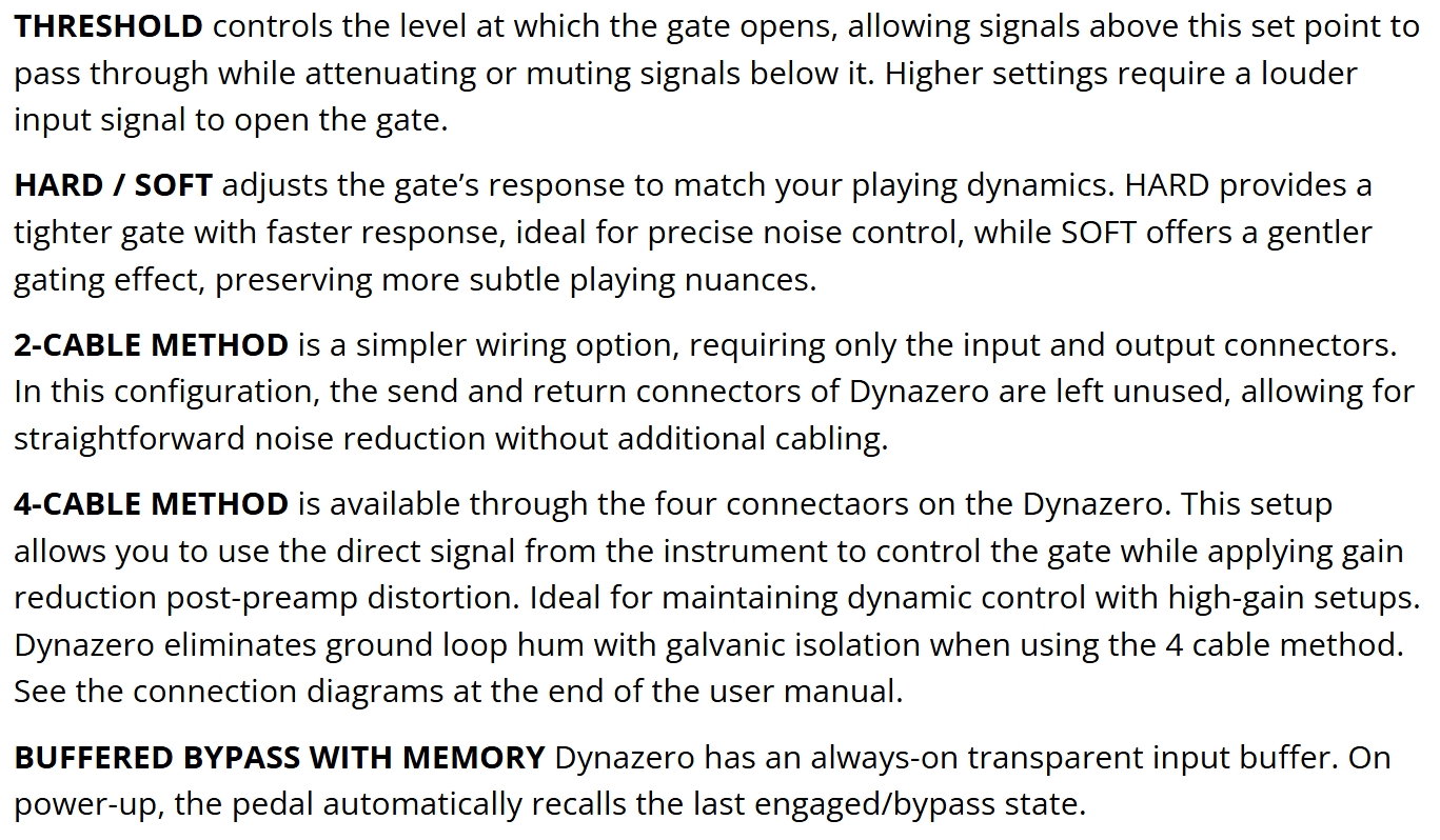 Citadel Electronics Ltd Dynazero Adaptative Noise Gate - PÉdale Compression / Sustain / Noise Gate - Variation 4