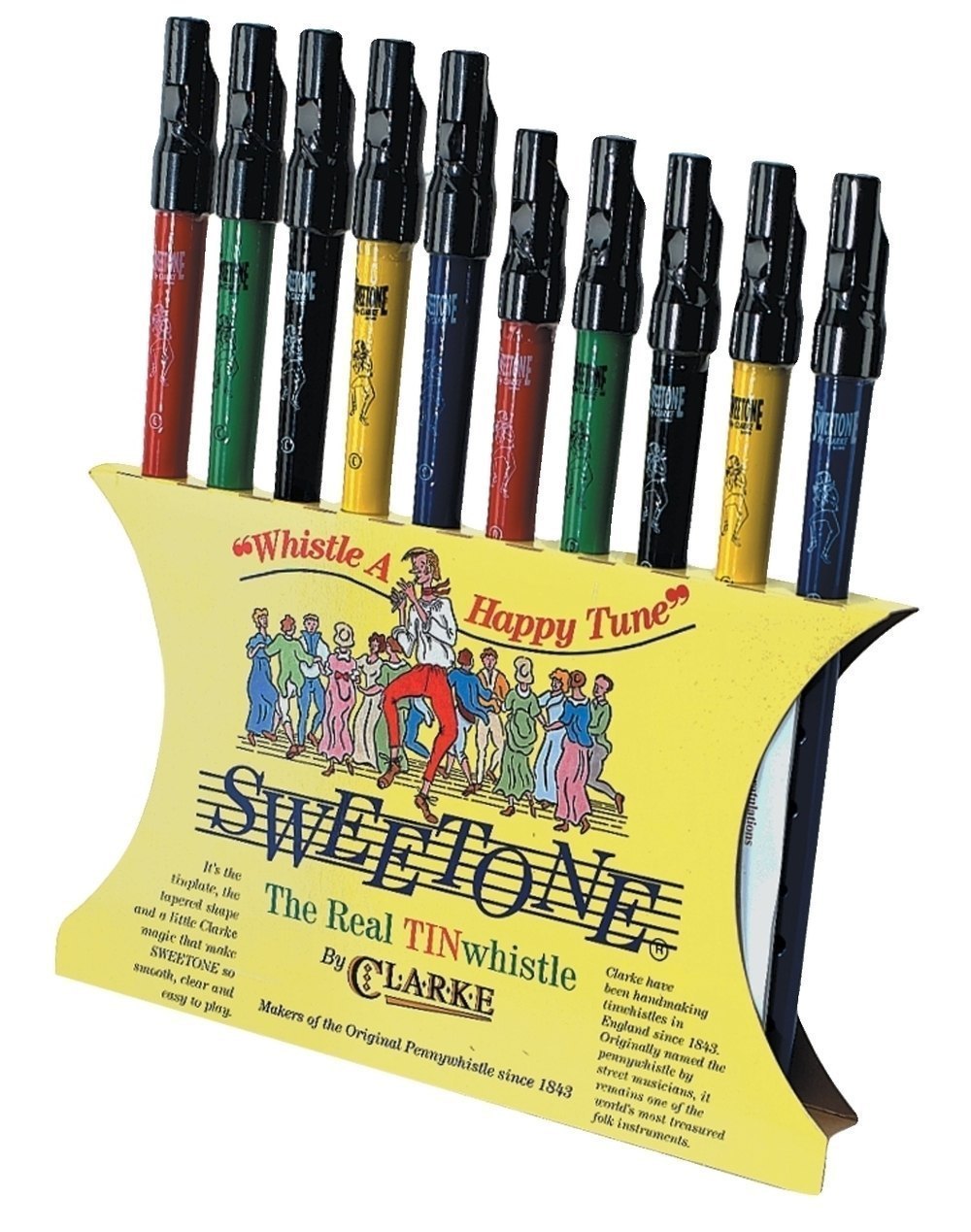 Clarke Sweetone Whistle A Happy Tune - RÉ / D - Flageolet - Variation 1