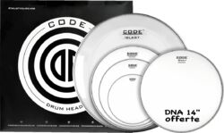 Pack peaux Code drumheads Full Pack GENERATOR Sablée 10/12/14/20 + 14