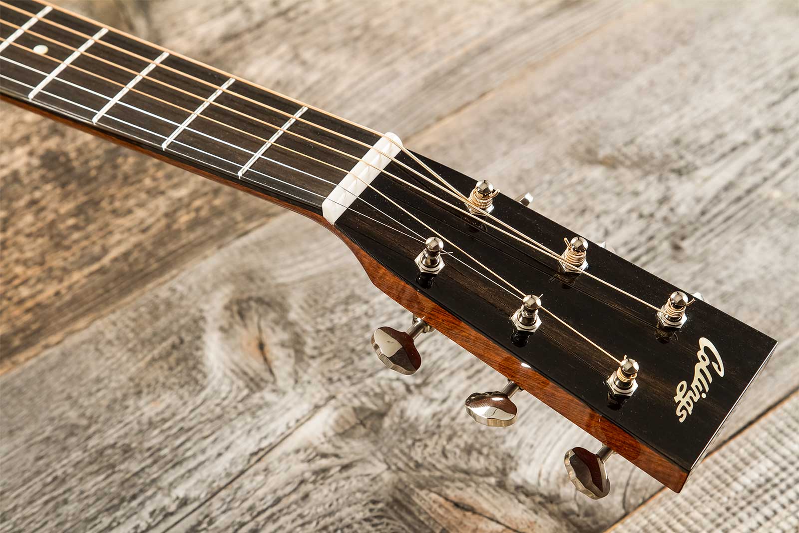 Collings 001 14-fret Traditional Grand Concert Epicea Acajou Eb #34443 - Natural - Guitare Folk - Variation 7