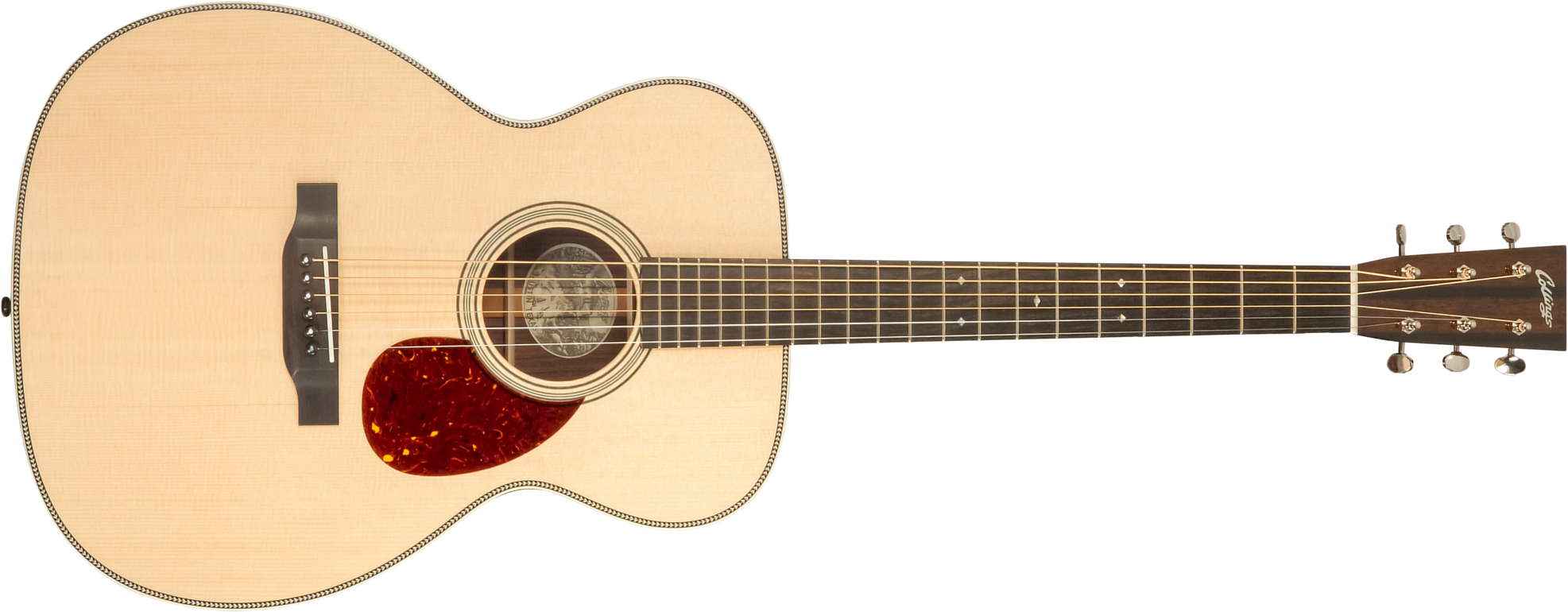 Collings Om2h Standard Orchestra Model Epicea Palissandre Eb #35207 - Natural High Gloss - Guitare Folk - Main picture