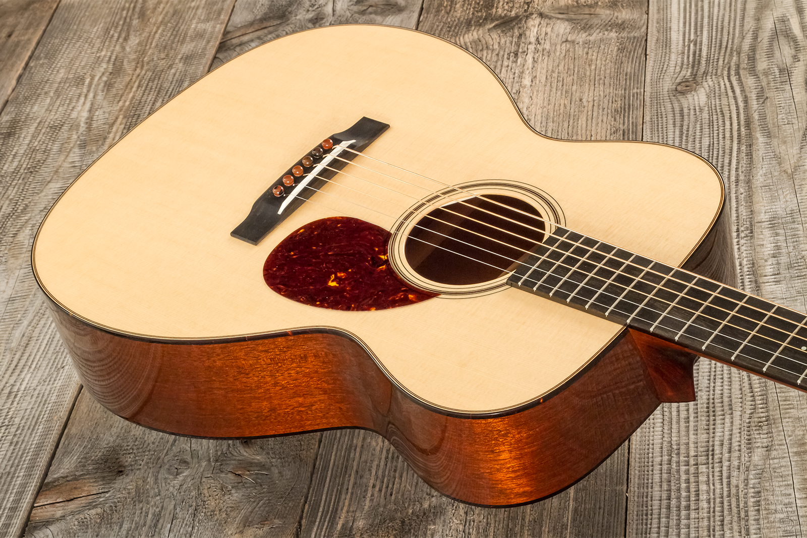 Collings Om1t Traditional Orchestra Model Epicea Acajou Eb #35214 - Natural High Gloss - Guitare Folk - Variation 2