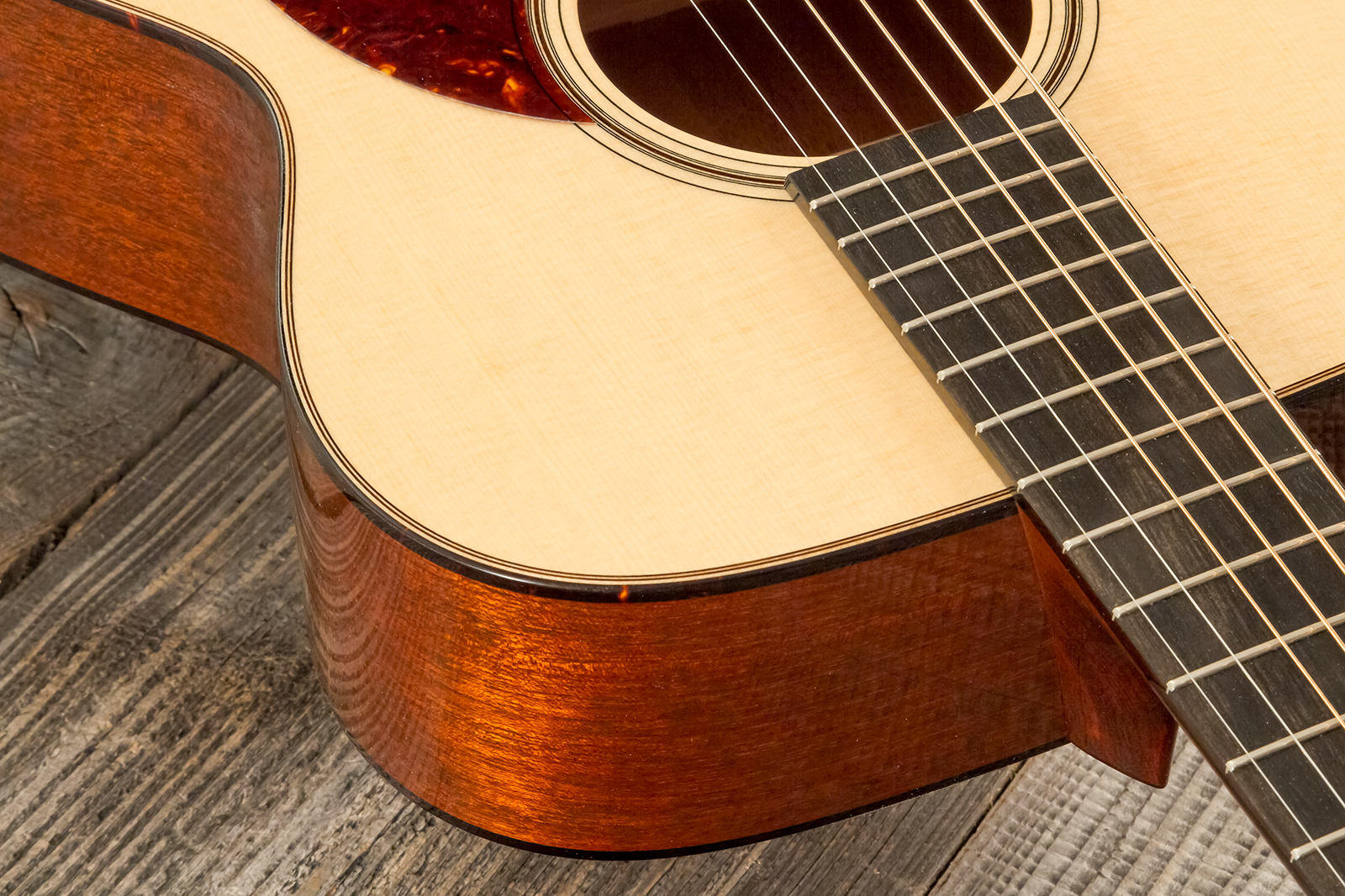 Collings Om1t Traditional Orchestra Model Epicea Acajou Eb #35214 - Natural High Gloss - Guitare Folk - Variation 4