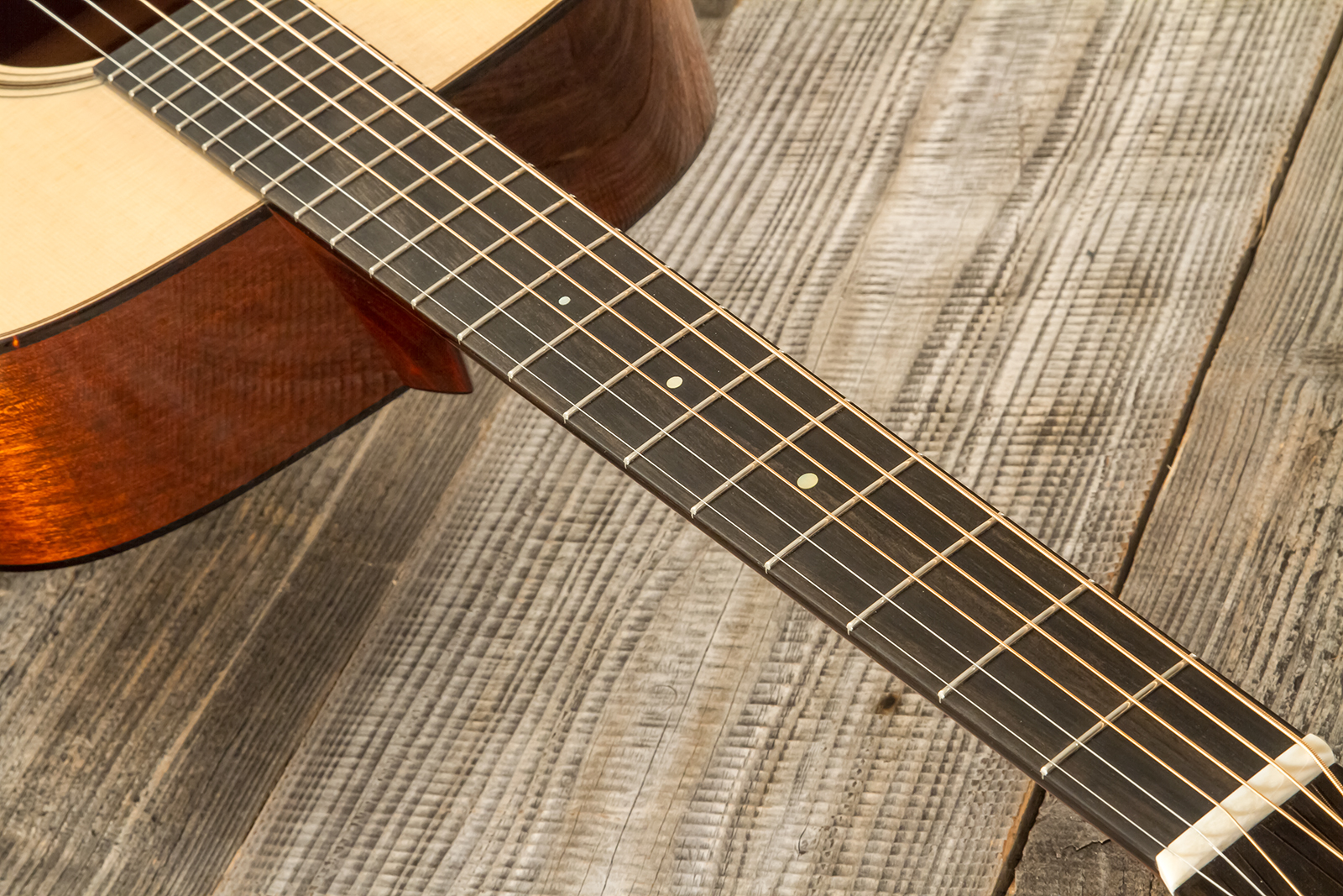 Collings Om1t Traditional Orchestra Model Epicea Acajou Eb #35214 - Natural High Gloss - Guitare Folk - Variation 5