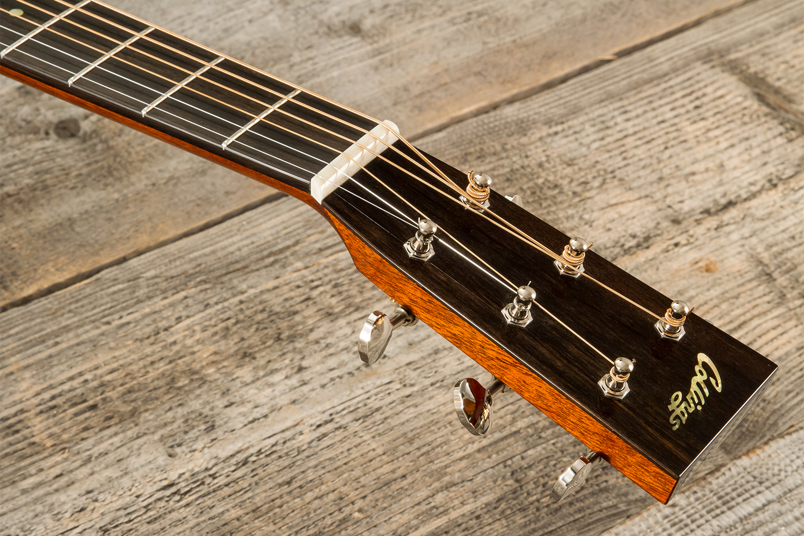Collings Om1t Traditional Orchestra Model Epicea Acajou Eb #35214 - Natural High Gloss - Guitare Folk - Variation 6