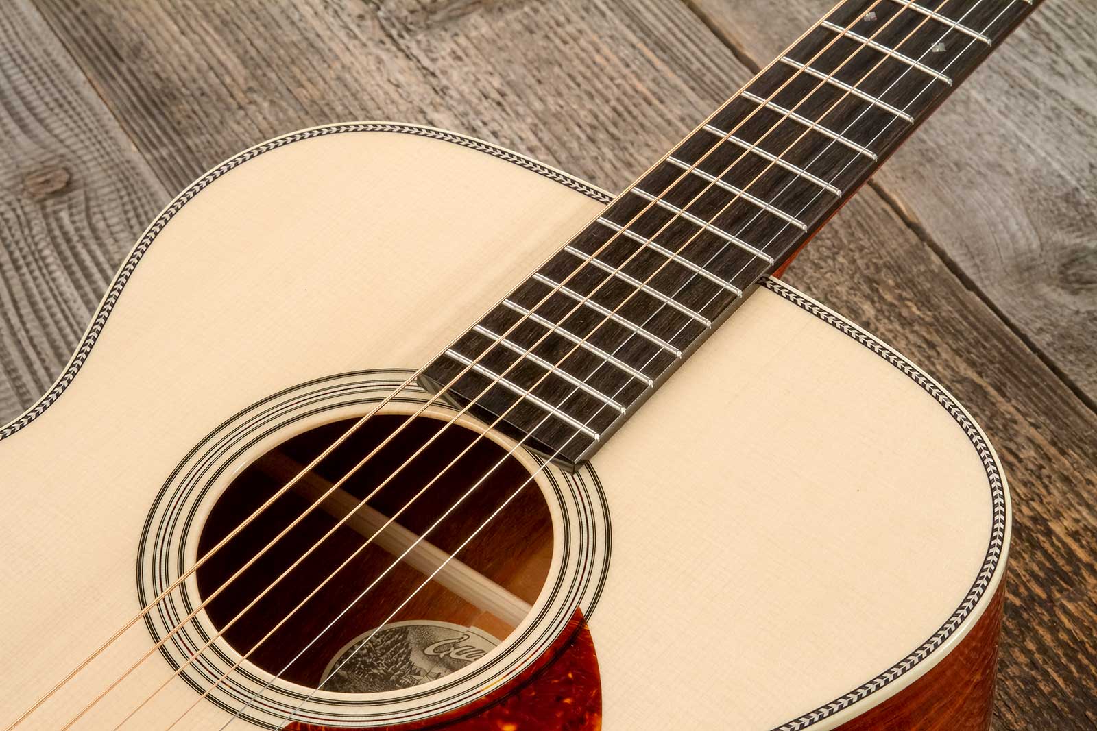 Collings Om2h Custom Orchestra Model Epicea Engelmann Cocobolo Eb #34448 - Natural - Guitare Folk - Variation 3