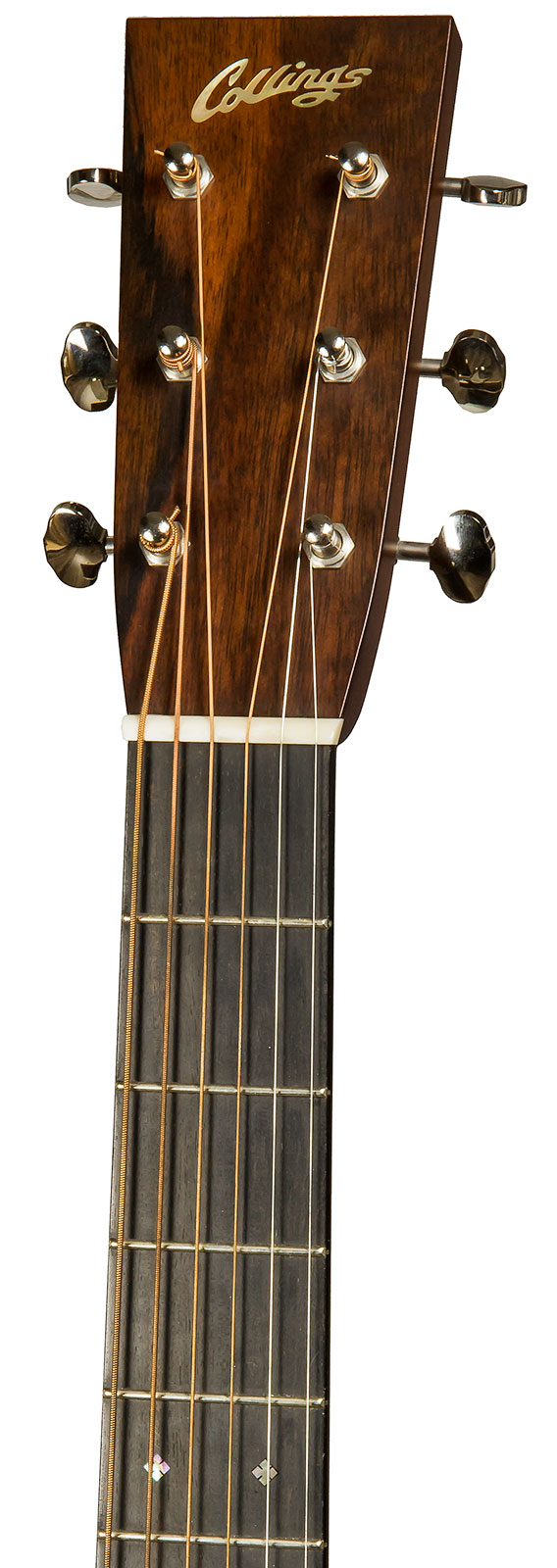 Collings Om2h Custom Orchestra Model Satin Neck Tigerstripe Pickguard #28774 - Natural Aged Toner - Guitare Acoustique - Variation 3