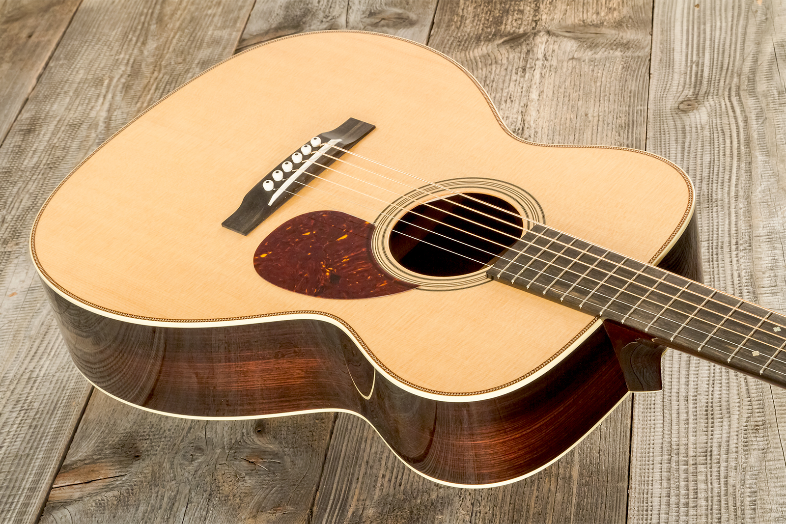 Collings Om2h T Traditional Orchestra Model Epicea Palissandre Eb #35208 - Natural High Gloss - Guitare Folk - Variation 2