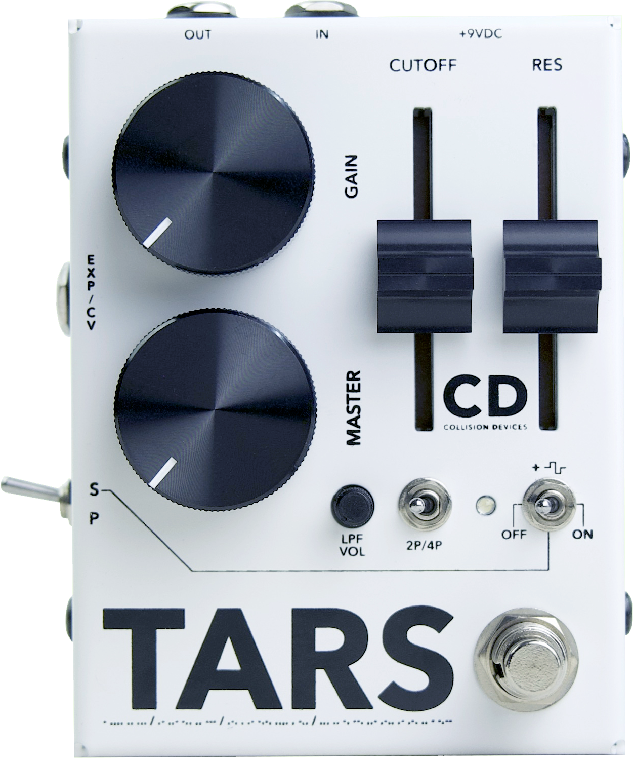 Collision Devices Tars Synth Fuzz Black On White - PÉdale Overdrive / Distortion / Fuzz - Main picture