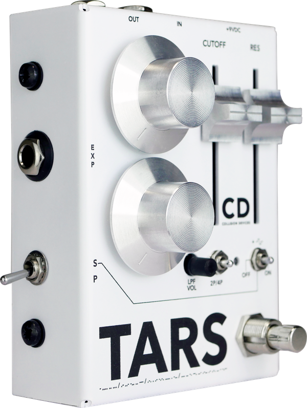 Collision Devices Tars Synth Fuzz Silver On White - PÉdale Overdrive / Distortion / Fuzz - Main picture