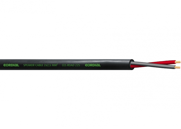 Cordial CLS-ROAD225BLACK100 Câble au mètre