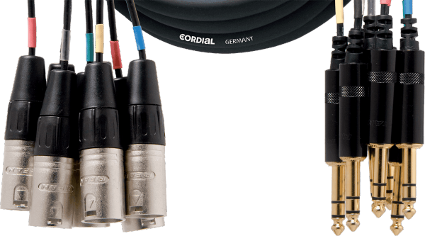 Câble multipaire & boîtier de scène Cordial CML8-0MV5C