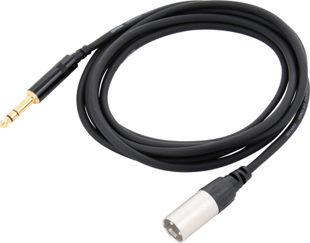 Cordial Cfm3mv Xlr Male Jack Stereo Male 3m - CÂble - Main picture