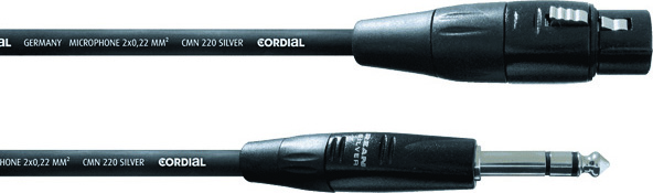 Cordial Cim3fv Jack St / Xlr F - 3m - CÂble - Main picture