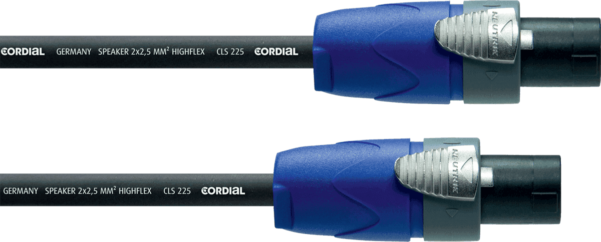 Cordial Pro Line Cable Hp Speakon/speakon 2-pole 2x 2.5 Mm2 10 M - CÂble - Main picture