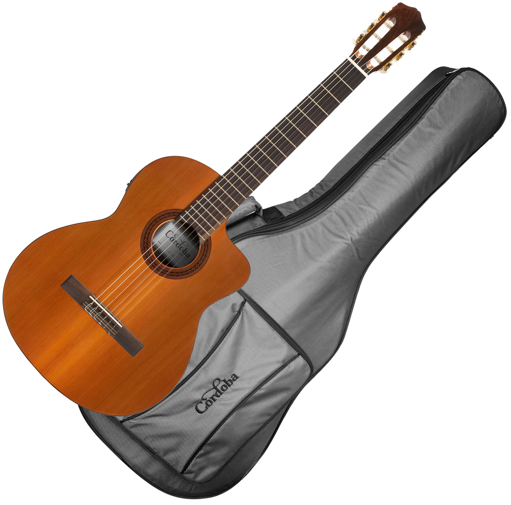 Cordoba C5-ce Iberia 4/4 Cw Cedre Acajou Rw +housse - Natural - Guitare Classique Format 4/4 - Variation 6