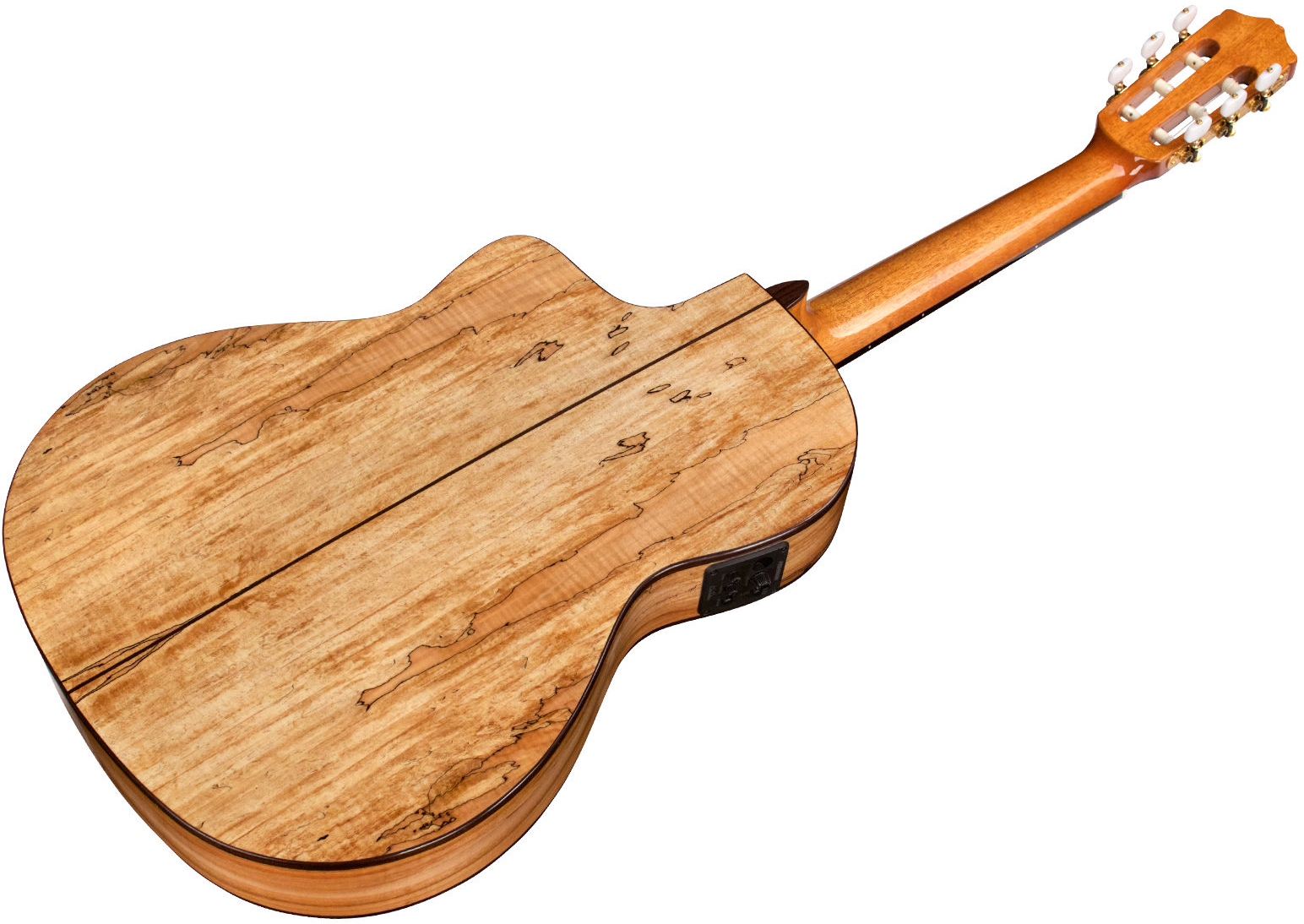 Cordoba C5 Cet Spalted Maple Limited Thinbody Cw Epicea Erable Pf - Natural - Guitare Classique Format 4/4 - Variation 3