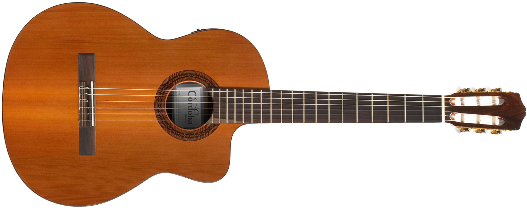 Cordoba C5-ce Iberia 4/4 Cw Cedre Acajou Rw +housse - Natural - Guitare Classique Format 4/4 - Main picture