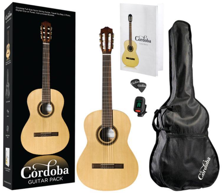 Pack guitare classique Cordoba CP100 Guitar Pack - Natural