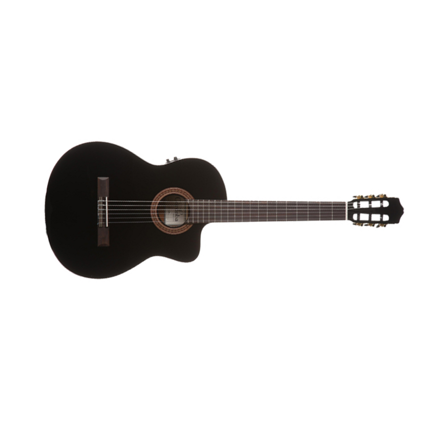 Cordoba Iberia C5-cet Thin Body - Black - Guitare Classique Format 4/4 - Main picture