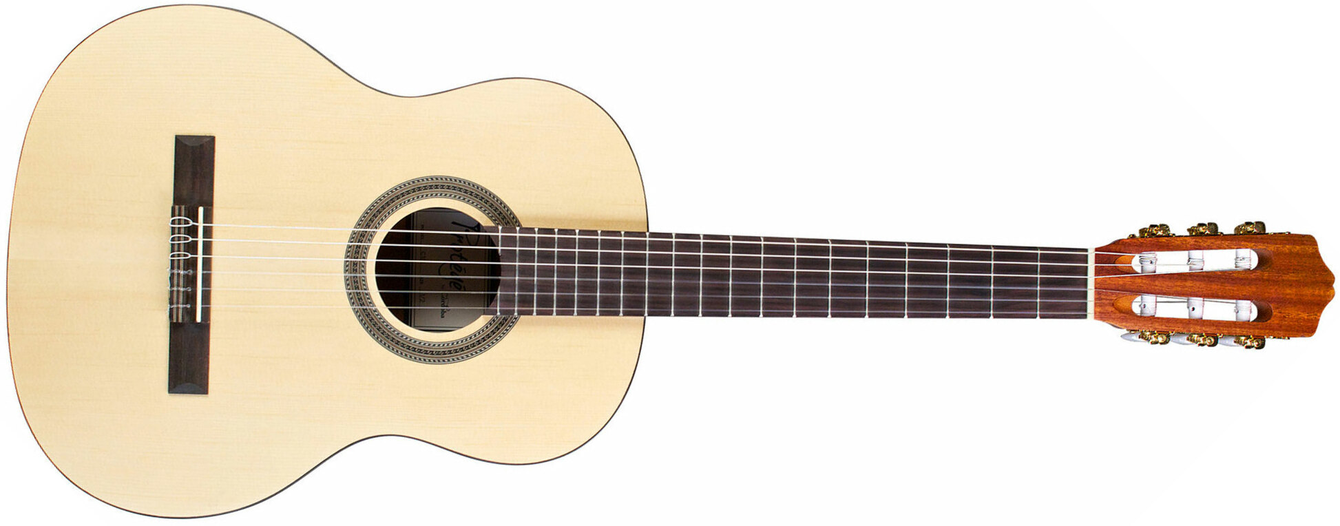 Cordoba Protege C1m 1/2 Epicea Acajou - Natural - Guitare Classique Format 1/2 - Main picture