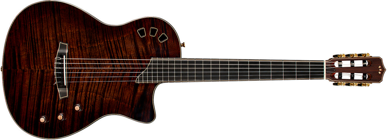 Cordoba Stage Artist Cw Epicea Acajou Eb - Habano Burst - Guitare Classique Format 4/4 - Main picture