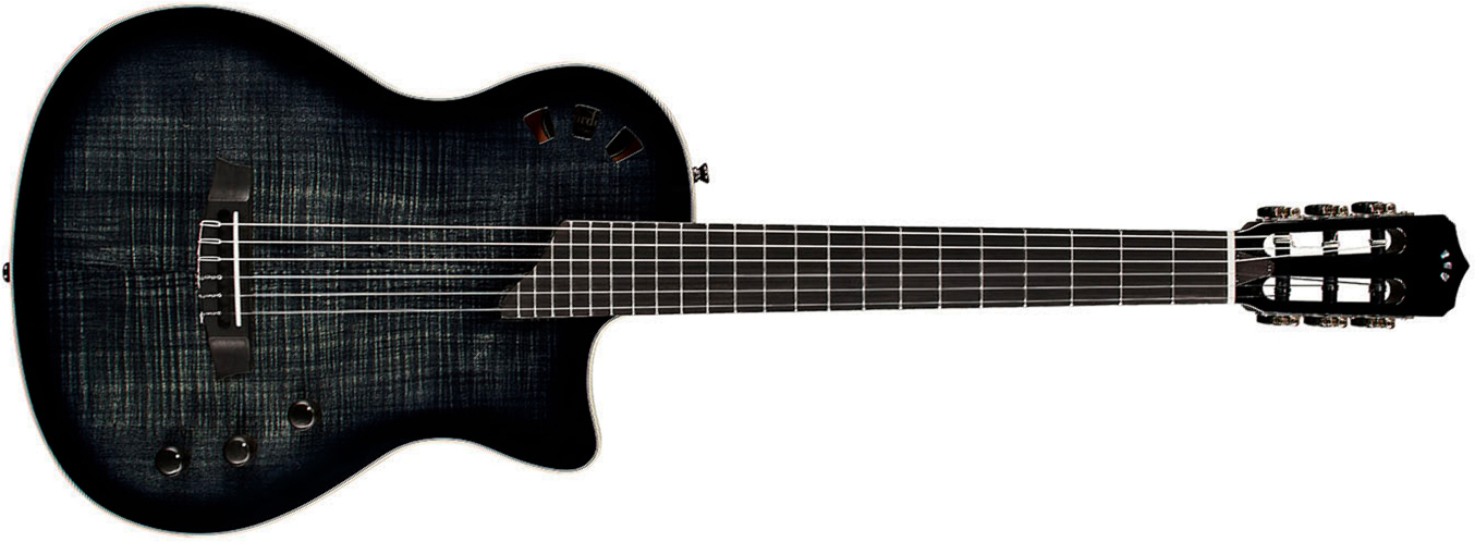Cordoba Stage Cw Epicea Acajou Eb - Black Burst - Guitare Classique Format 4/4 - Main picture