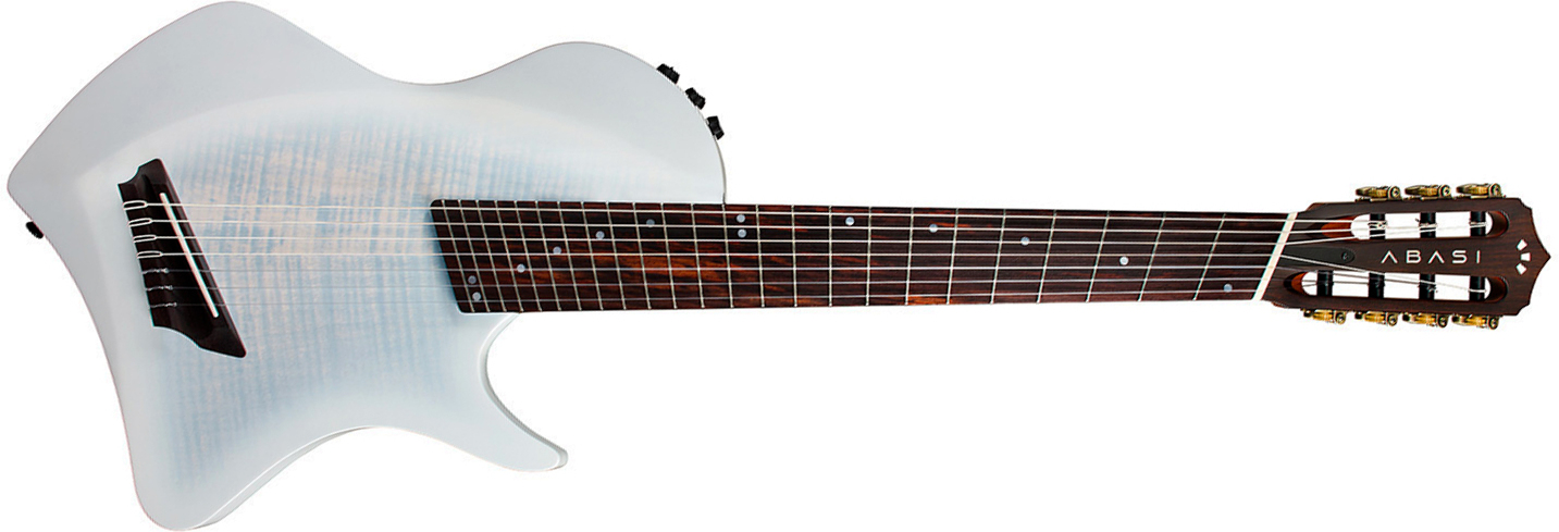 Cordoba Tosin Abasi Stage 7c Multiscale Epicea Acajou Rw - White Burst - Guitare Classique Format 4/4 - Main picture