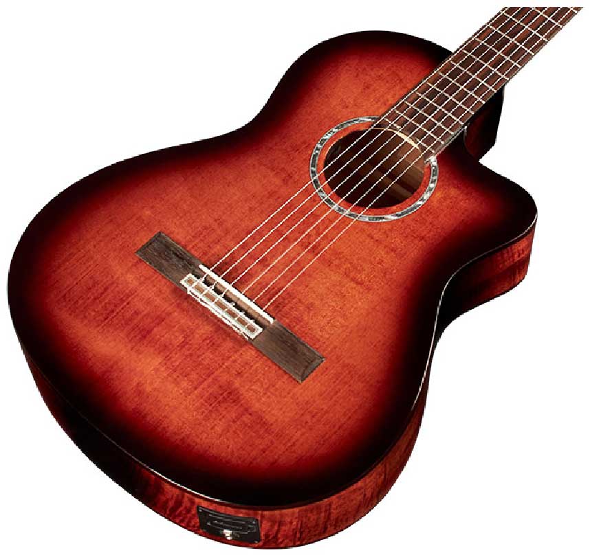 Cordoba Fusion 5 4/4 Cw Epicea Acajou Pf - Edge Burst - Guitare Classique Format 4/4 - Variation 2