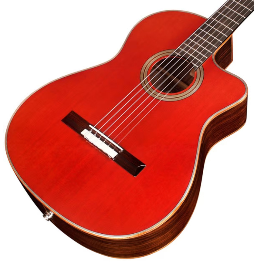 Cordoba Gk Studio Negra Cw Epicea Palissandre Rw - Wine Red - Guitare Classique Format 4/4 - Variation 2