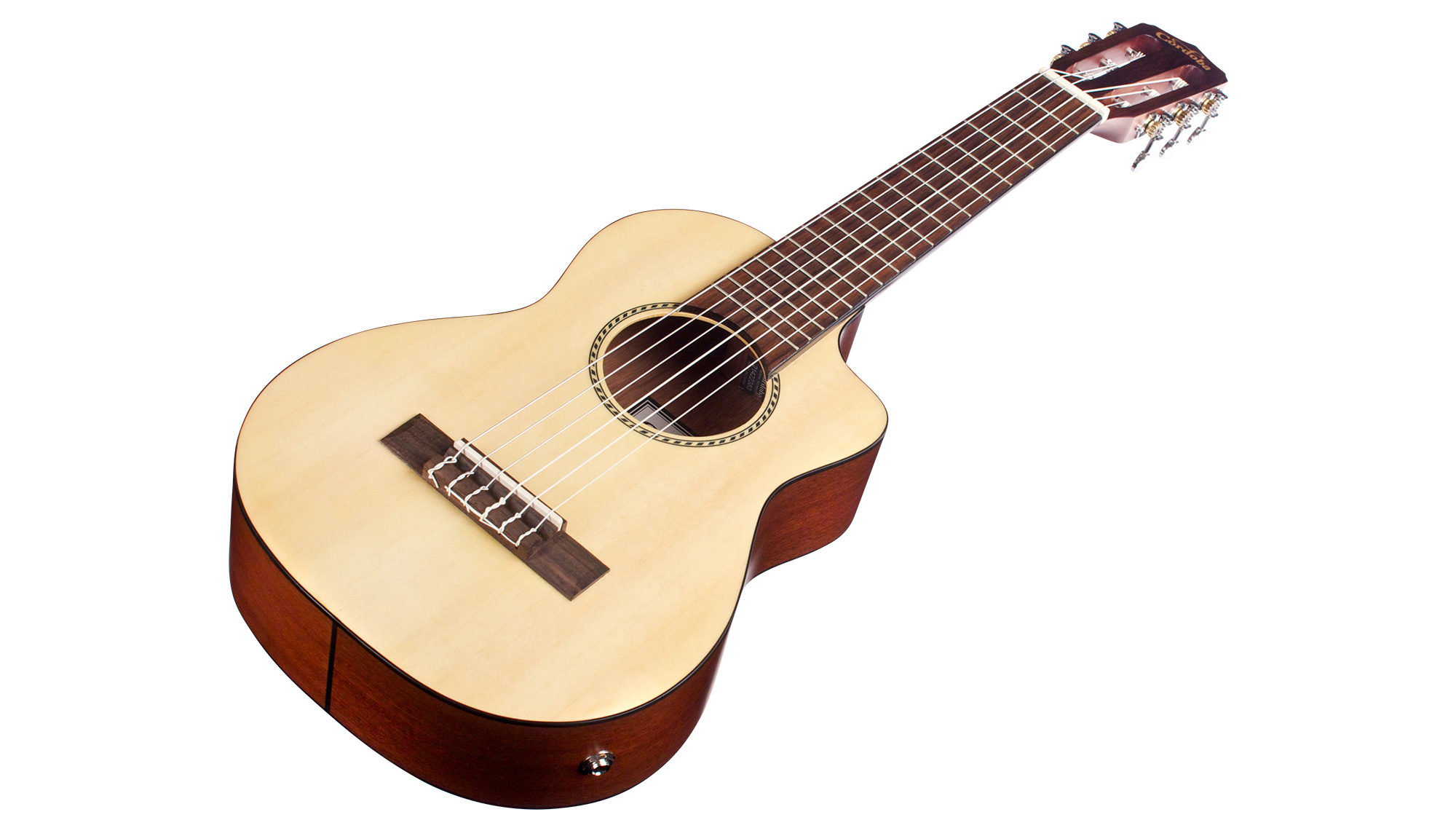 Cordoba Guilele Ce Cw Epicea Acajou Rw - Natural - GuitalÉlÉ - Variation 2