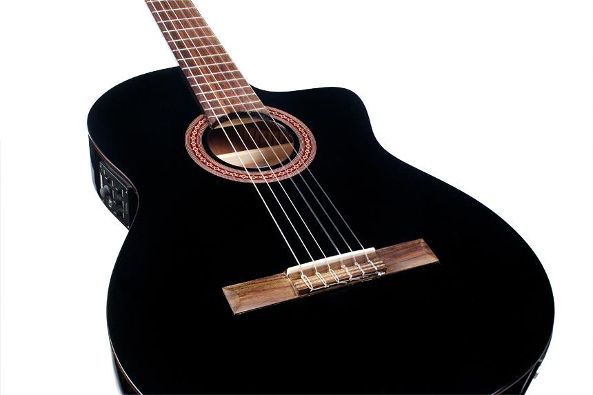 Cordoba Iberia C5-cet Thin Body - Black - Guitare Classique Format 4/4 - Variation 2