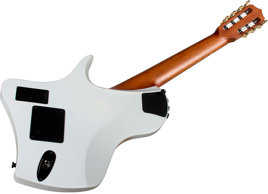Cordoba Tosin Abasi Stage 7c Multiscale Epicea Acajou Rw - White Burst - Guitare Classique Format 4/4 - Variation 3