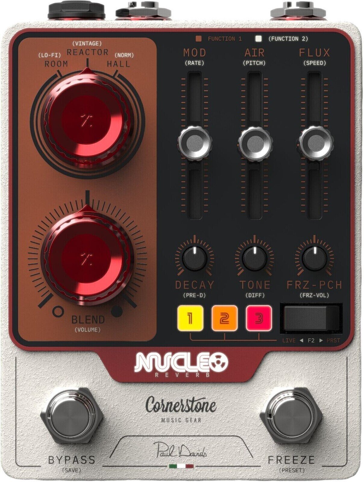 Cornerstone Music Gear Nucleo Stereo Reverb - PÉdale Reverb / Delay / Echo - Main picture