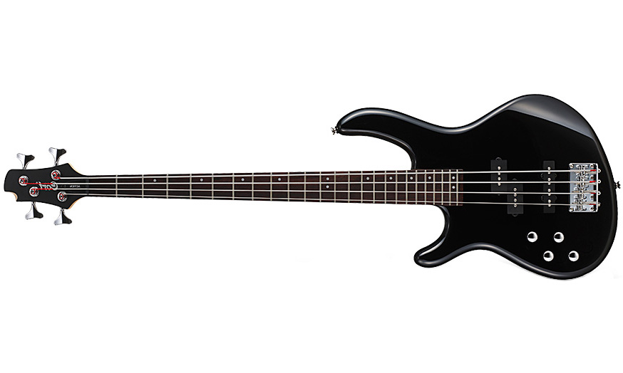 Cort Action Bass Plus Bk Gaucher - Black - Basse Électrique Solid Body - Variation 1