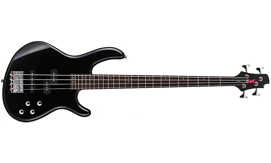 Cort Action Bass Plus Bk - Black - Basse Électrique Solid Body - Variation 1