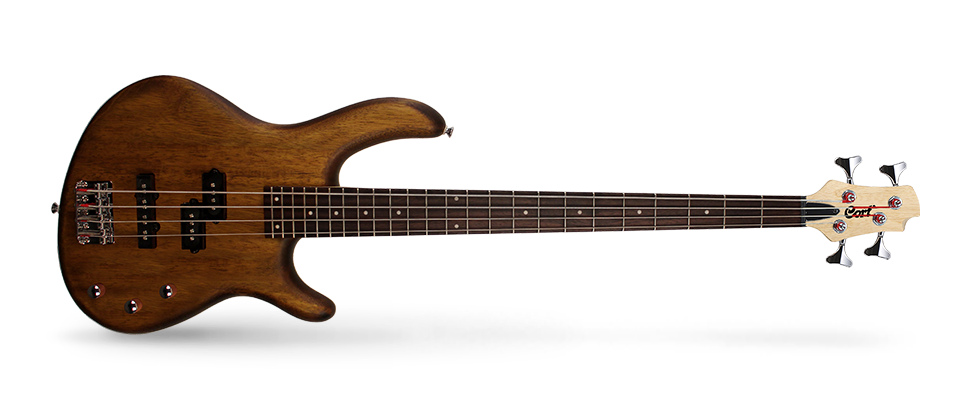 Cort Action Pj Opw - Open Pore Walnut - Basse Électrique Solid Body - Variation 1