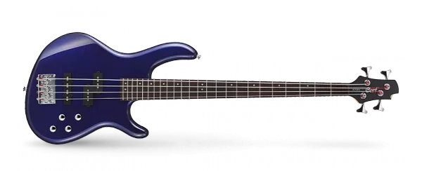 Basse électrique solid body Cort Action Bass Plus BM - blue metallic