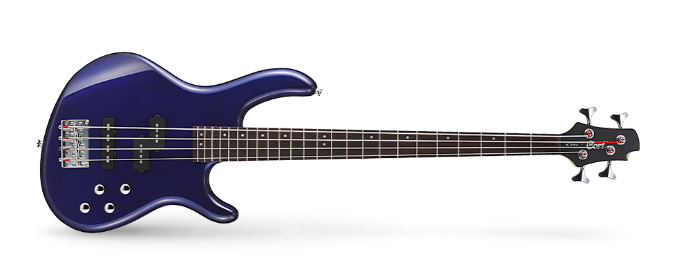 Cort Action Bass Plus Bm - Metallic Blue - Basse Électrique Solid Body - Variation 1