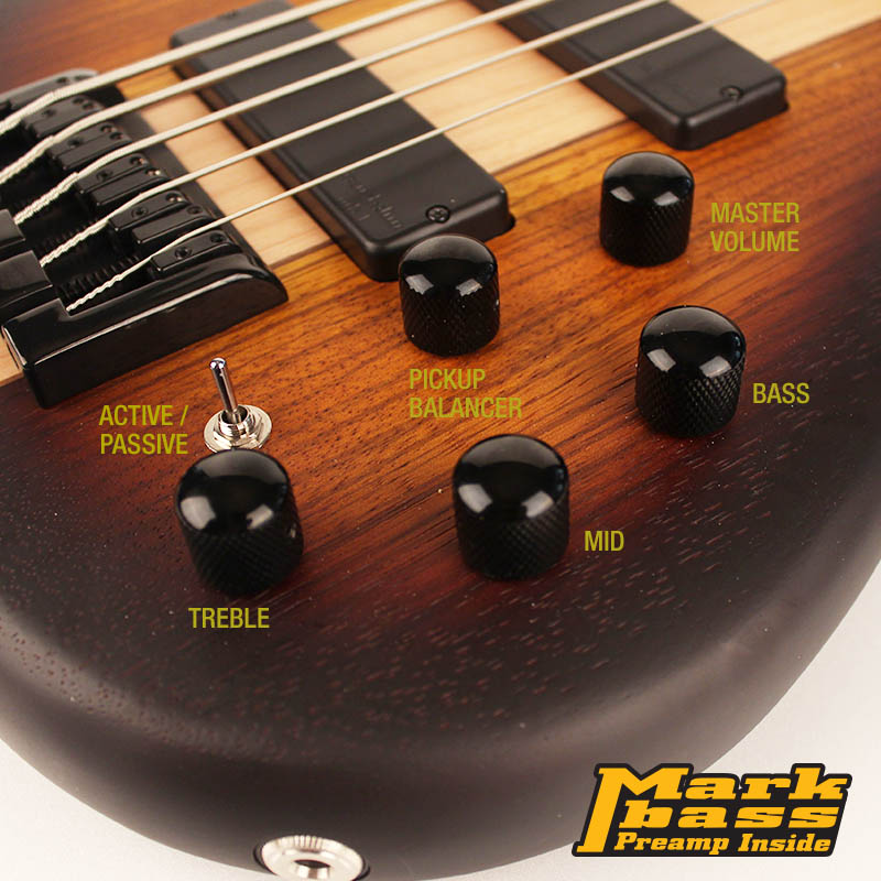 Cort C4 Plus Zbmh - Tobacco Burst - Basse Électrique Solid Body - Variation 3