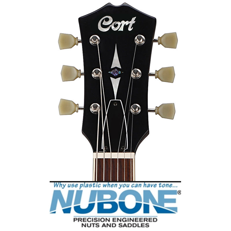 Cort Cr200 Bk Classic Rock Hh Ht - Black - Guitare Électrique Single Cut - Variation 2
