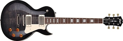 Cort Cr250 Tbk Classic Rock Hh Ht Jat - Trans Black - Guitare Électrique Single Cut - Variation 1
