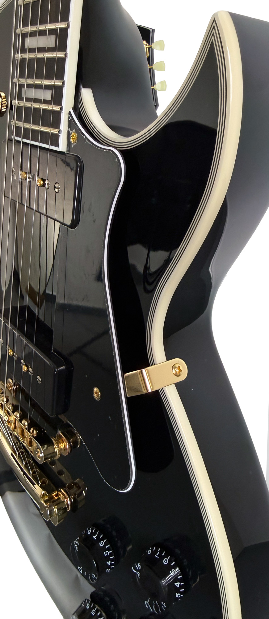 Cort Cr270 Ht P-90 Mi - Black - Guitare Électrique Single Cut - Variation 1